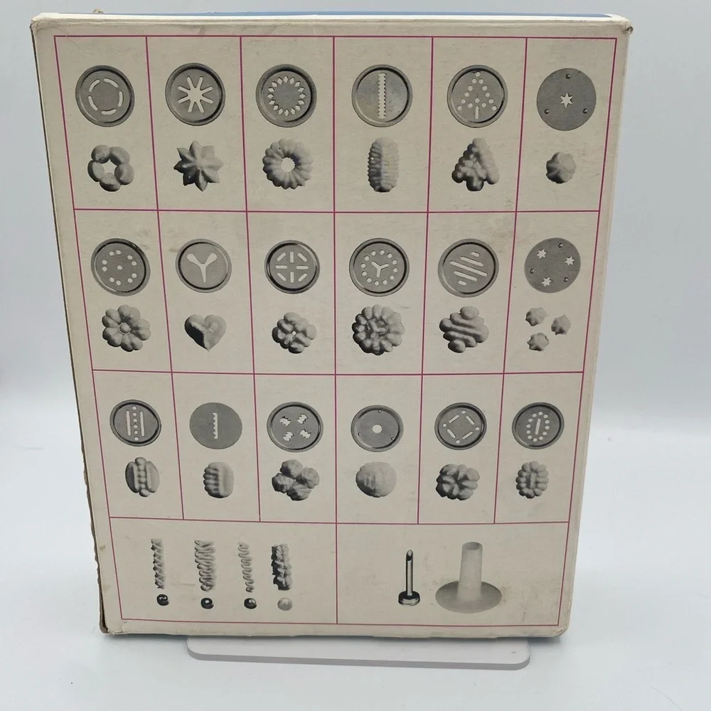 Vintage SAWA 2000 Deluxe Swedish Metal Cookie Gun Decorator Press